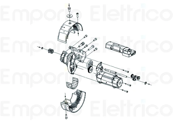 faac pagina ricambi per motore rl200