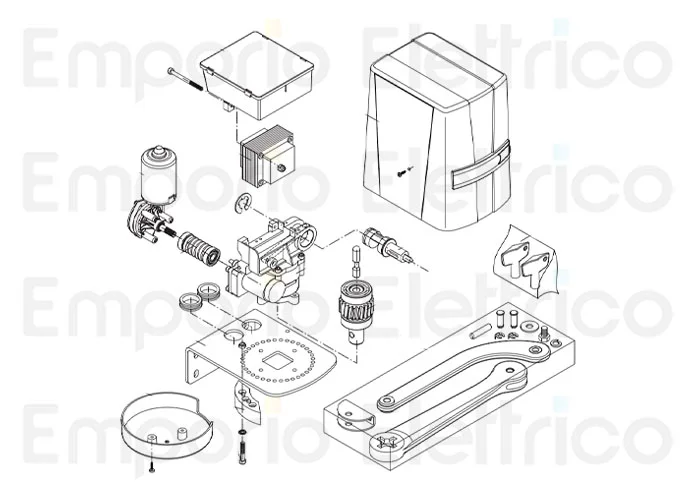 beninca ricambio motoriduttore x ben 9686483