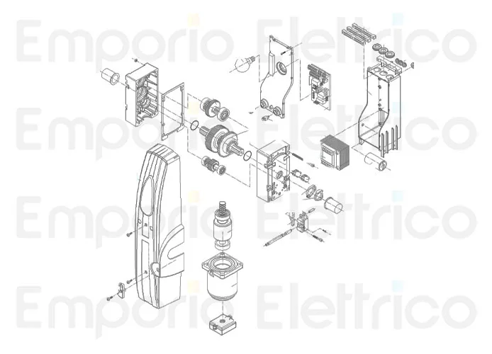beninca spare parts page for right-hand zed.lrie