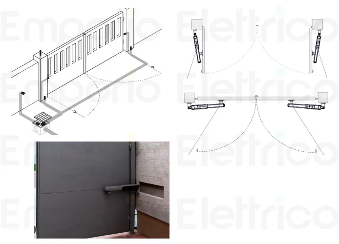 came kit pistone 801mp-0190 ati n 3m 230v 2mot zlxm vel 8k01mp-055