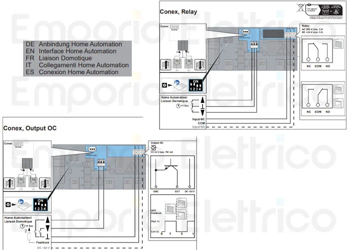 sommer plug-in relay for Sommer pro+ tiga at 550 l and at 800 y7042v000