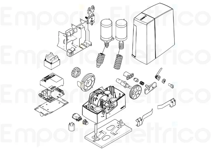 came ricambio gruppo motore bxv10 v.1 88001-0290