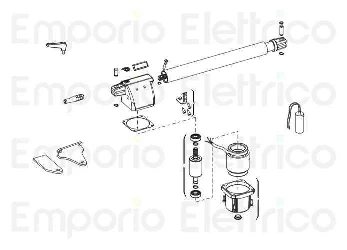 genius pagina ricambi per motore euro bat 230v 300 sx