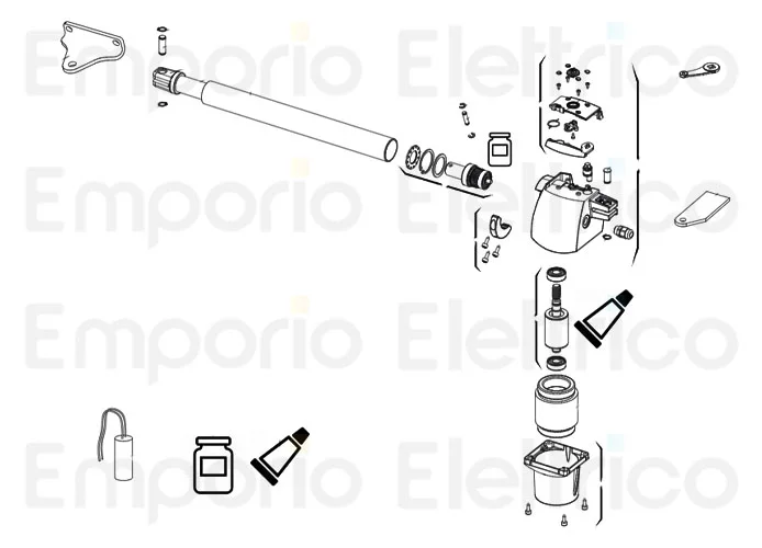 genius ricambio xric collare di chiusura g-bat 6020512