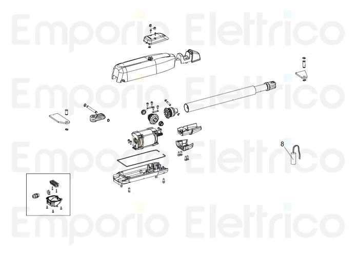 genius spare parts page for motor mistral t 300 r