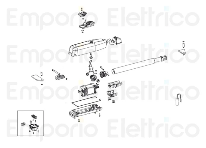 genius spare parts page for motor mistral t 400