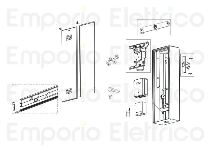 genius pagina ricambi per barriere spin 424