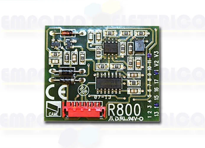 came card for decoding and access-control via keypad selectors 001r800 r800