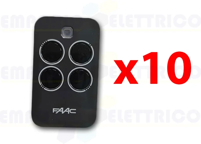 faac 10 four-channel remote controls xt4 433 rc 787456