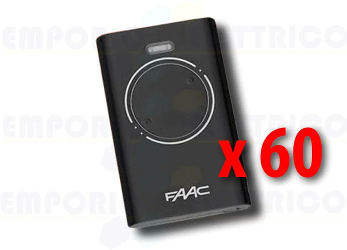 faac 60 x 2-channel remote controls xt2 433 slh lr 7870071