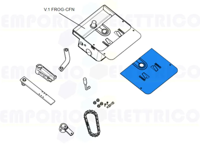 came spare part of cover for frog cfn foundation casing 119ria009