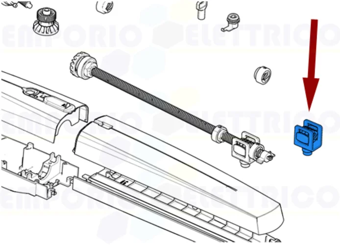 came spare part bracket lead screw axi25 swn25 88000-0015