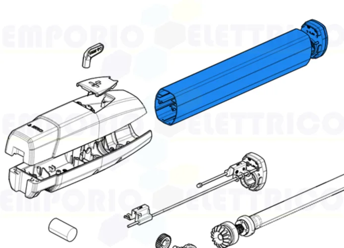 came spare part fixed profile with cap ats30 88001-0233