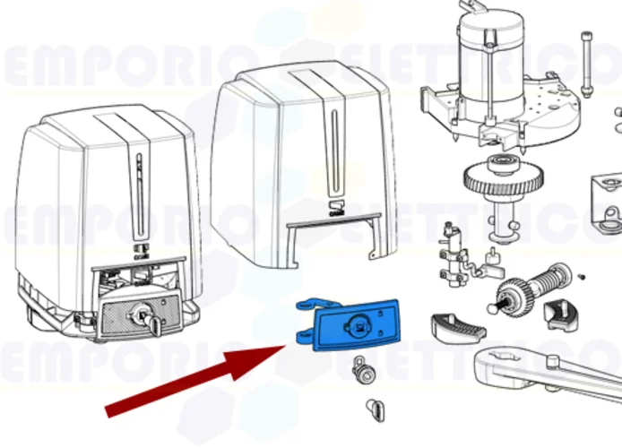 came spare part release hatch fast40 119rid371