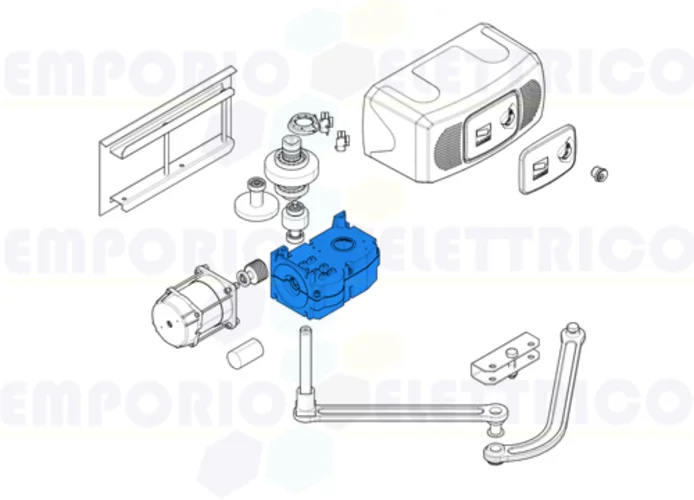 came spare part gearmotor casing ferni 119rid080