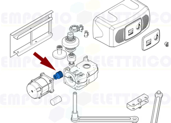 came spare part of the endless screw for ferni 119rid085