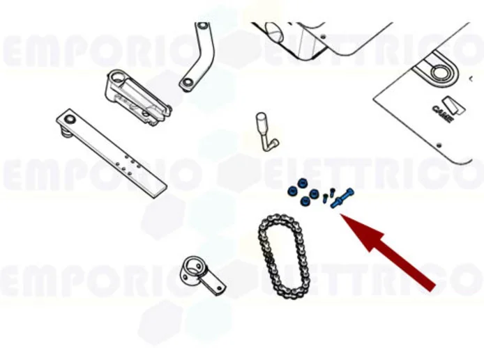 came spare part screw pack frog 119ria022