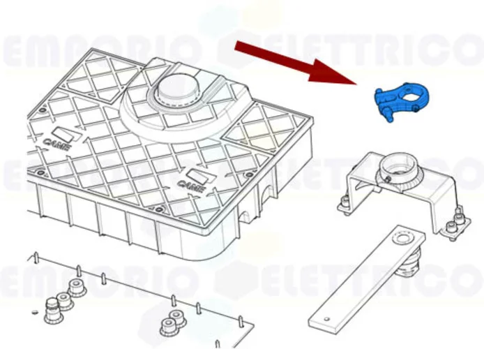 came spare part driven arm frog-jc 119ria060