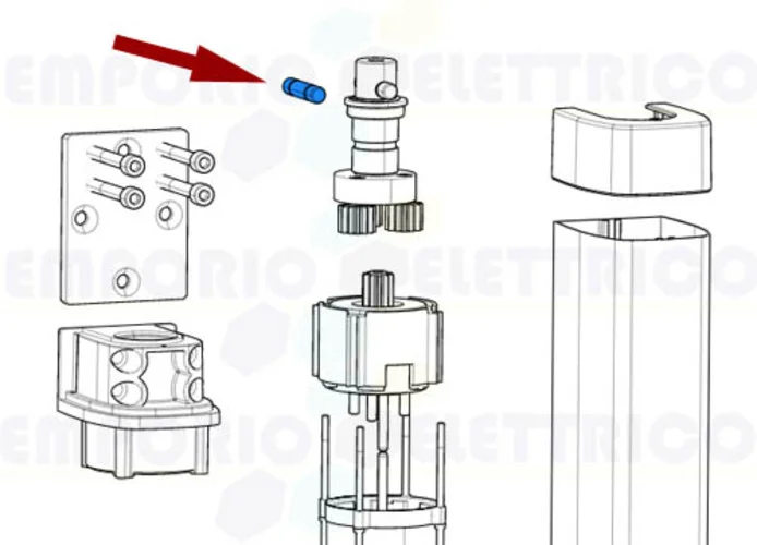 came spare part plug stylo 119rid351