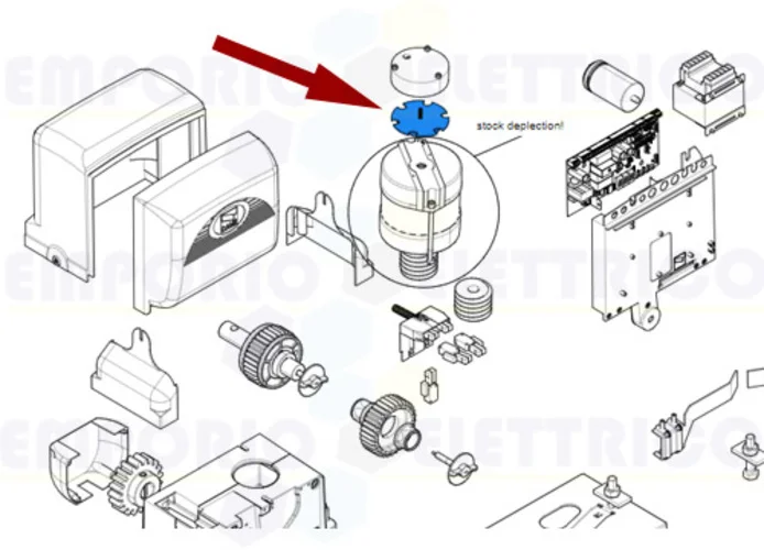 came spare part electric lock bx bk 119ribx034