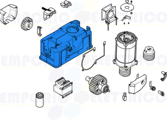 came spare part gearmotor casing bk 119ribk005