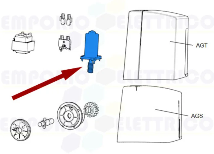 came spare part motor bxv sdn 119ribs019