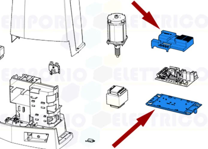 came spare part cover and base board bkv 88001-0175