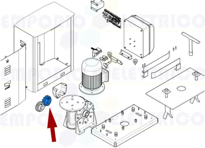 came spare part pinion module 6 by 119riy066