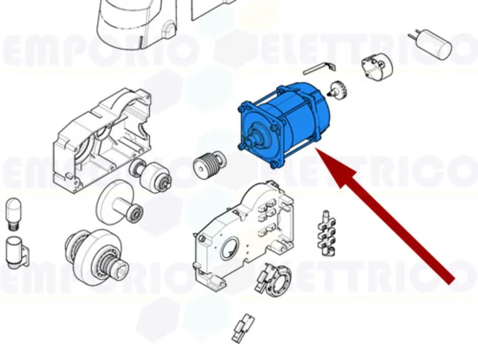 came spare part of the motor group emega 119rie152