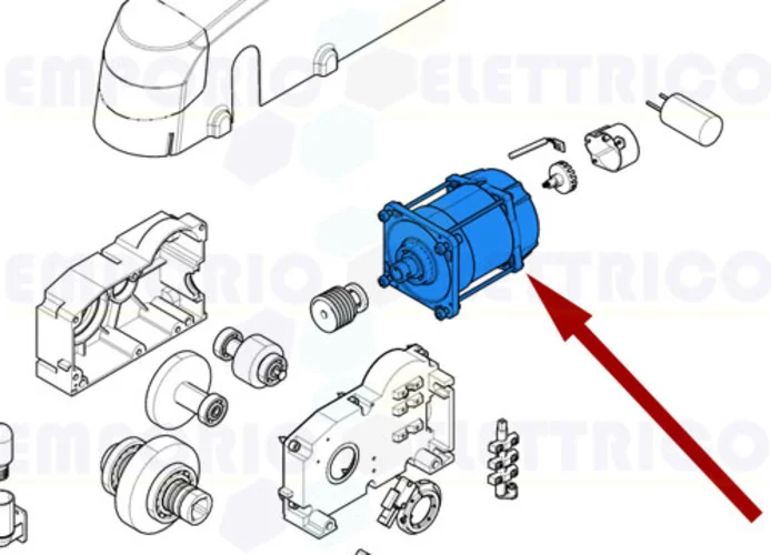 came spare part of the motor group emega 119rie151