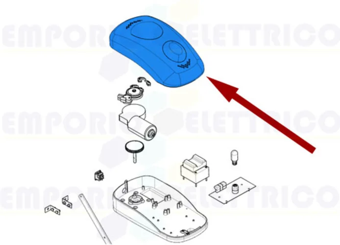 came spare part gearmotor cover ver 119rie126