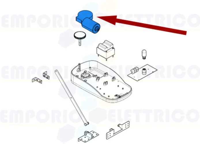 came spare part gearmotor ver 119rie132