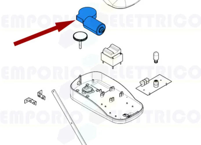 came spare part gearmotor ver 119rie160