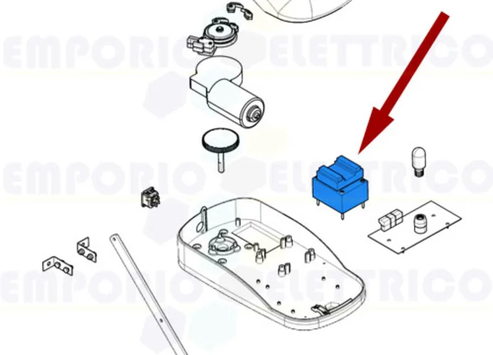 came spare part transformer ver 119rir198