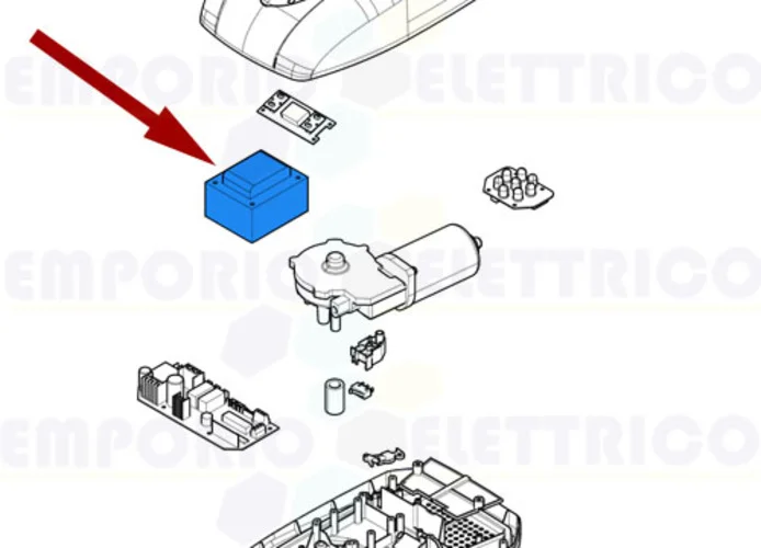 came spare part transformer v6000 119rir445