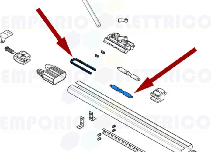 came spare part transmission chain ver 119rie118