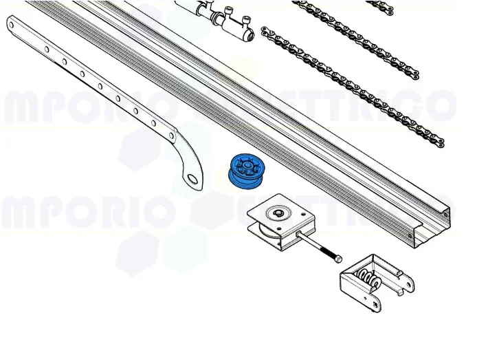 came spare part chain guide fastener terminal v6000 119rie181