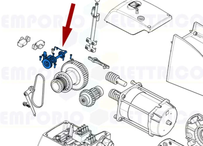 came spare part group of mechanical limit switch c-bx 119ricx021