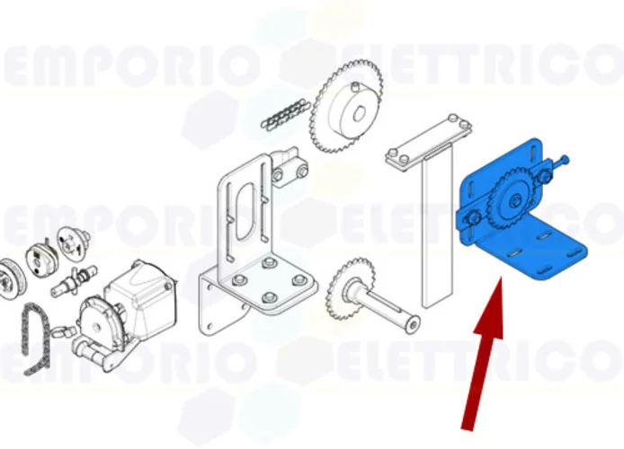 came spare part chain tensioner system c-bx 119ricx012