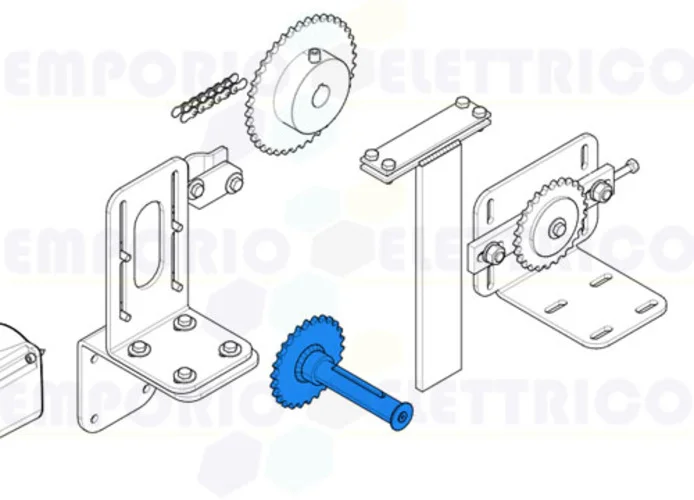 came spare part transmission shaft c-bx 119ricx013