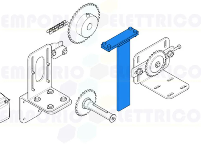 came spare part chain support bracket c-bx 119ricx014