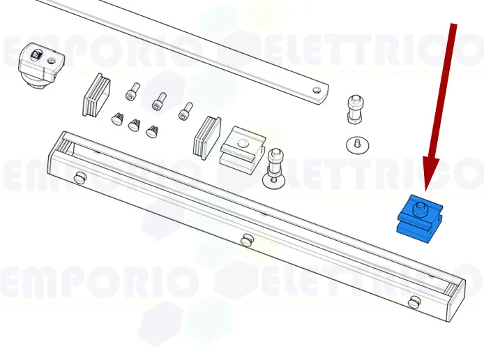 came spare part sliding shoe f4000 119rid255