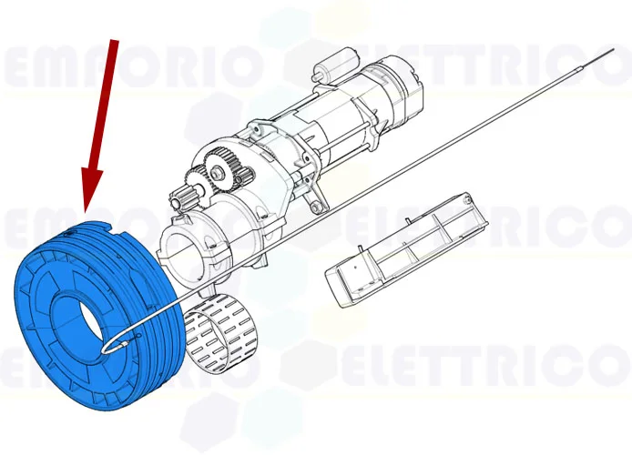 came spare part outer crown h40 119rih054