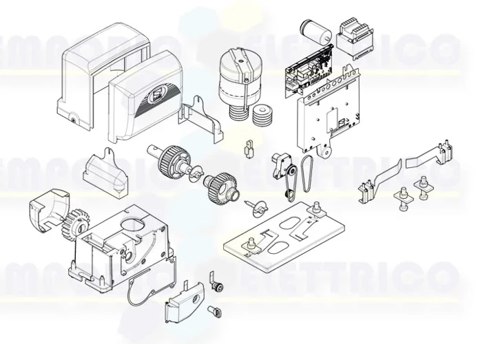 came motor spare parts page 001bx-e bx-e 