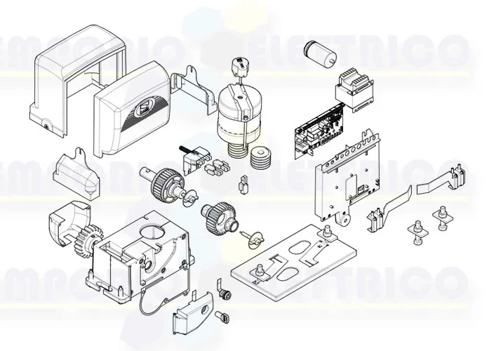 came motor spare parts page 001bx-10 bx-10