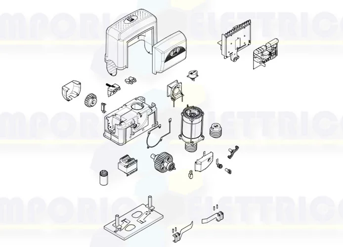 came motor spare parts page bk221 