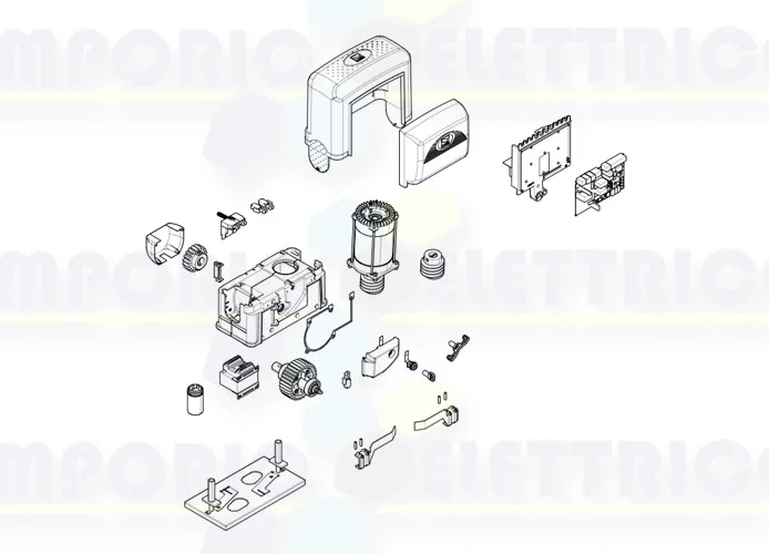 came motor spare parts page bk1800 