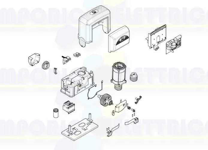 came motor spare parts page bk1200 