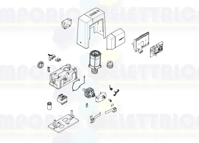 came motor spare parts page bks18ags 801ms-0090