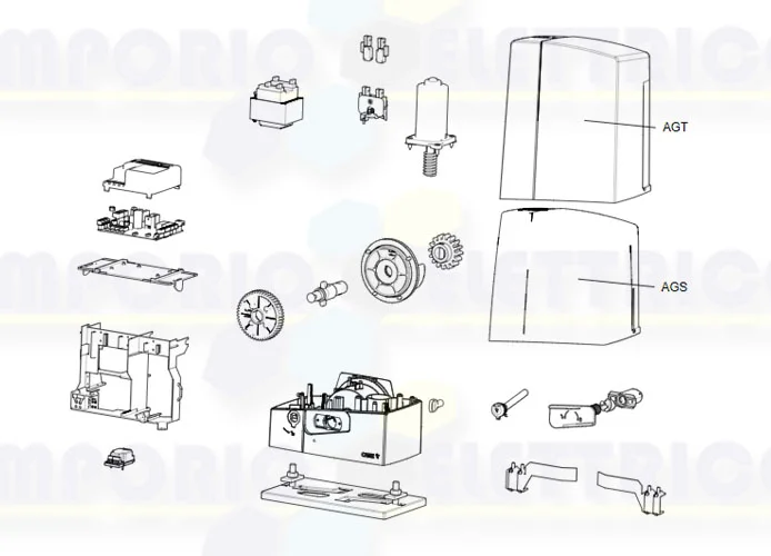 came motor spare parts page bxv06agt 801ms-0200